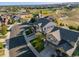 Aerial view of house and surrounding neighborhood at 10730 Pinewalk Way, Highlands Ranch, CO 80130