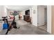 Finished basement offers a relaxing sitting area, exercise space, and ample storage at 1282 S Sherman St, Denver, CO 80210