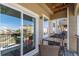 Relaxing balcony featuring outdoor seating, grill, and a clear view to the neighborhood at 11250 Florence St # 30B, Commerce City, CO 80640