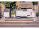 Aerial view of a modern home showcasing its roof, yard and surrounding neighborhood at 300 S Franklin St, Denver, CO 80209