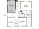 Floorplan featuring four bedrooms, including a primary suite with a luxurious bath, plus another full bath and laundry area at 24799 E 39Th Ave, Aurora, CO 80019