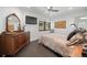 Cozy bedroom with neutral tones and outdoor views at 8453 S Scenic Dr, Morrison, CO 80465