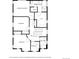 Upstairs floor plan includes bedrooms, bathrooms, walk in closet and laundry room at 2161 Willow Ct, Denver, CO 80238