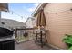 Cozy patio with string lights, grill, and outdoor seating for relaxing or entertaining at 8112 Gray Ct # 394, Arvada, CO 80003