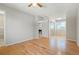 Spacious bedroom with hardwood floors and mirrored closet at 1557 S Pierson St, Lakewood, CO 80232