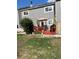 Lush backyard with a well-maintained lawn and a cozy deck for outdoor relaxation and entertainment at 2285 S Jasper Way # A, Aurora, CO 80013