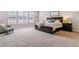 Spacious main bedroom with large windows, plush carpet, and a luxurious ambiance at 5411 Edenborn Way, Castle Rock, CO 80104
