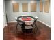 Finished basement game room with poker table and sound dampening panels at 6588 S Sheridan Loop, Littleton, CO 80123