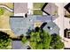 Aerial view of house showing roof and surrounding neighborhood at 3550 Eudora St, Denver, CO 80207