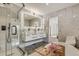 Gorgeous primary bathroom with a freestanding tub and walk in shower at 3550 Eudora St, Denver, CO 80207
