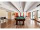 Game room with a pool table and comfortable seating at 1433 N Williams St # 801, Denver, CO 80218
