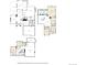 Detailed floor plans for all three levels: basement, main, and second floor including layouts and dimensions at 6078 Bridle Path Ln, Parker, CO 80134