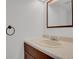 Bathroom featuring a modern vanity and mirror at 3300 W Florida Ave # 26, Denver, CO 80219