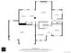 Detailed floor plan showcasing the layout of the main level with kitchen, living room, office, and garage at 11921 S Black Horn Cir, Parker, CO 80134