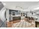 Spacious kitchen with dark cabinets, stainless steel appliances, and an open layout at 258 Post Boy Rd, Boulder, CO 80302