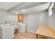 Functional laundry room with washer, dryer, sink, and work space at 258 Post Boy Rd, Boulder, CO 80302
