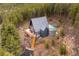 Cabin exterior showcasing architecture, surrounding greenery, and outdoor features at 352 Apache Rd, Evergreen, CO 80439