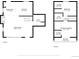 Detailed floor plan of the home's first and second floors with dimensions at 352 Apache Rd, Evergreen, CO 80439