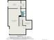 Basement floor plan showing a large recreation room, bedroom, and full bath at 11687 Decatur Dr, Westminster, CO 80234