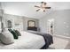 A calming, relaxing main bedroom space with plush carpet and neutral decor at 11687 Decatur Dr, Westminster, CO 80234