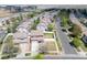 Overhead view of a neighborhood highlighting consistent housing and street layout at 5552 Odessa St, Denver, CO 80249