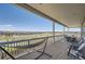 Comfortable back deck with seating area and open view of the neighborhood at 14440 Hop Clover Trl, Parker, CO 80134