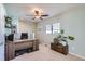 Home office with a desk, chair, and plenty of light at 10699 Durango Pl, Longmont, CO 80504