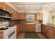 Well-equipped kitchen featuring ample counter space, modern appliances and convenient gas range at 218 Highland Ter, Breckenridge, CO 80424