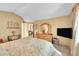 Spacious bedroom includes a TV and a dresser with mirror, for optimal relaxation and convenience at 13112 Summit Grove Pkwy, Thornton, CO 80241
