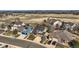 Aerial view of a neighborhood with well-maintained homes and scenic surroundings at 7378 Geode Ct, Castle Rock, CO 80108