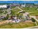 Aerial view of a community playground with modern equipment, picnic areas, and green spaces at 8427 E 35Th Ave, Denver, CO 80238