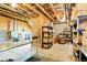 Basement has exposed ceiling and unfinished walls at 8427 E 35Th Ave, Denver, CO 80238