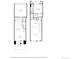 Floor plan shows the layout of the lower and upper floors of the home at 7700 E 29Th Ave # 102, Denver, CO 80238