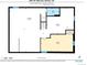 Detailed floor plan of the basement level with dimensions and room labels at 4391 W Tufts Ave, Denver, CO 80236