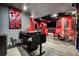 Acoustically treated recording studio with drum set, sound mixer, and recording equipment at 2937 Hidden Den Ct, Franktown, CO 80116