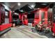 Custom music room with instruments, sound dampening panels, and recording equipment at 2937 Hidden Den Ct, Franktown, CO 80116