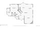 First floor plan including living room, kitchen, bedroom and bathroom at 900 Sawmill Creek Rd, Evergreen, CO 80439