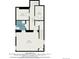 Second floor layout featuring multiple rooms and bathroom with dimensions for easy space planning at 1751 Clermont St, Denver, CO 80220