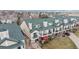 A beautiful townhome with charming balconies, green roof and a well-manicured lawn at 1825 Spaulding Cir, Superior, CO 80027