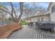 Inviting backyard deck with bench seating, perfect for outdoor dining and entertaining at 5060 W 71St Pl, Westminster, CO 80030