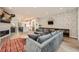 Spacious living room with an open floor plan and contemporary decor at 427 Milwaukee St, Denver, CO 80206