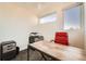 Bright office features hardwood floors, modern furniture, and natural light from awning windows at 427 Milwaukee St, Denver, CO 80206