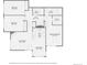 Detailed floor plan showcasing layout with bedrooms, bathrooms, kitchen, and living room at 1148 Opal St # 101, Broomfield, CO 80020