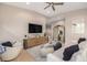 Cozy living room featuring comfortable seating, modern furniture, and neutral tones at 5420 Baseline Rd, Boulder, CO 80303