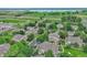 Aerial view of residential community with lake in the background at 930 Button Rock Dr # 29, Longmont, CO 80504