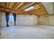 Unfinished basement with window at 930 Button Rock Dr # 29, Longmont, CO 80504