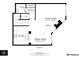 Detailed floor plan showcasing the layout of the second floor, including living room, dining room and kitchen at 930 Button Rock Dr # 29, Longmont, CO 80504