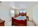 Bedroom with a double bed and home office space at 3805 Windriver Trl, Castle Rock, CO 80109