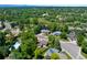 Residential neighborhood with mature trees and well-manicured lawns featuring a home with solar panels at 6143 S Ash E Cir, Centennial, CO 80121