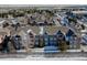 Aerial view of apartment complex, highlighting its layout and surroundings at 14221 E 1St Dr # 304, Aurora, CO 80011